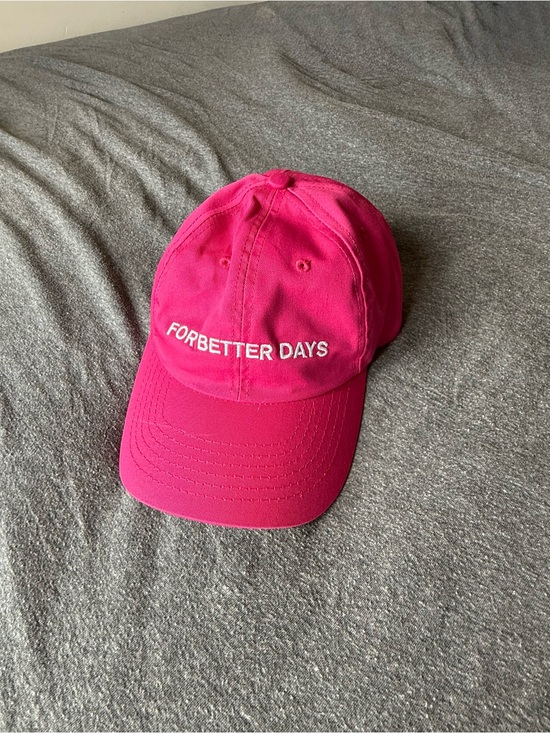 For Days Accessories - Hot Pink 'FOR BETTER DAYS' Embroidered Baseball Cap